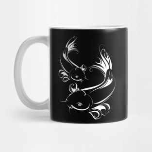 Pisces abstract art white version Mug